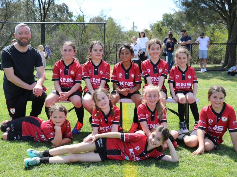under 9 girl's background